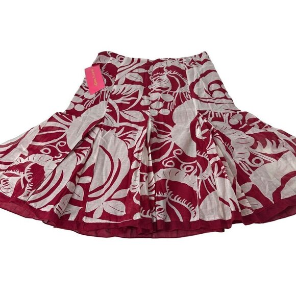 NWT Sunny Leigh Gypsy Rose Leigh A-Line Skirt Silk Blend Size 6 - Picture 1 of 9